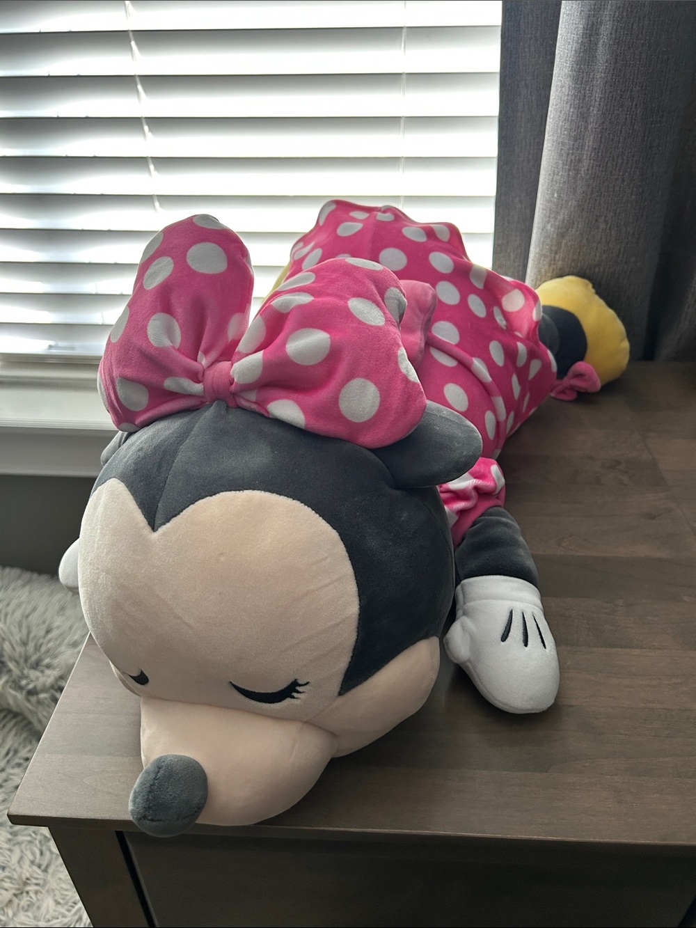 Disney Pink and White Minnie Mouse Plush